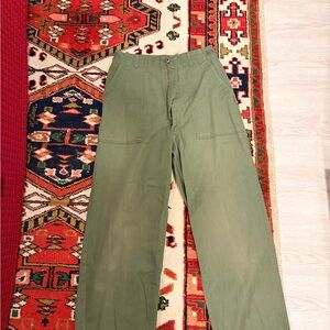 Vintage high rise women’s army Green Pants